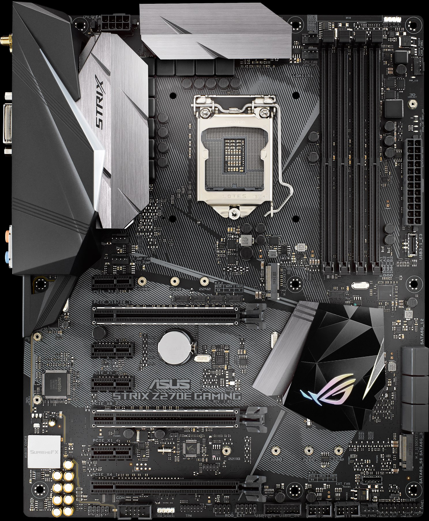 Asus ROG Strix Z270E Gaming - Motherboard Specifications On MotherboardDB